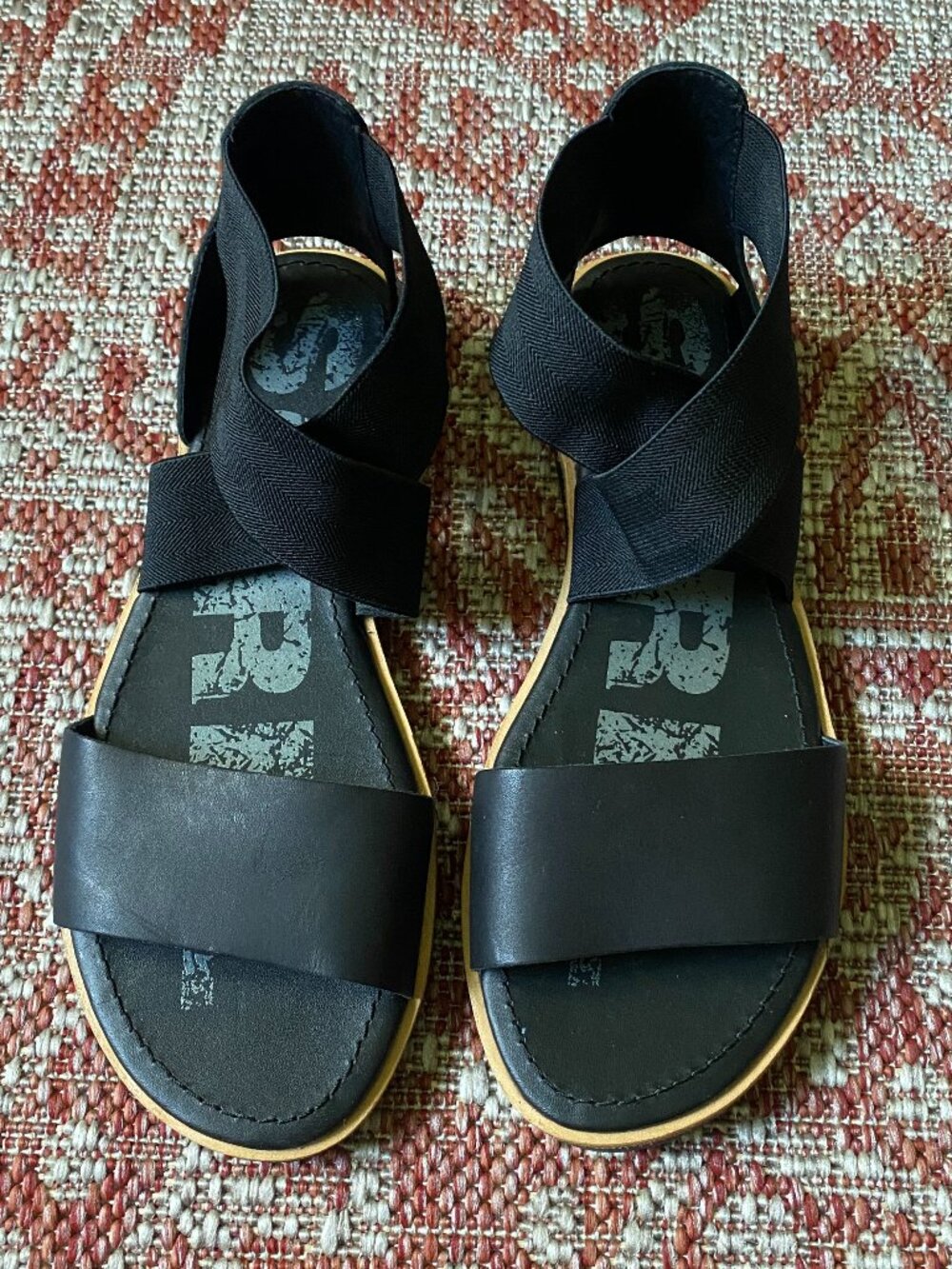Sorel Ella II Black - Zero Drop Sandal